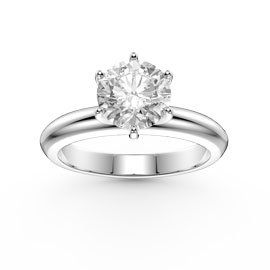 Unity 1ct Lab Diamond Solitaire Platinum Engagement Ring