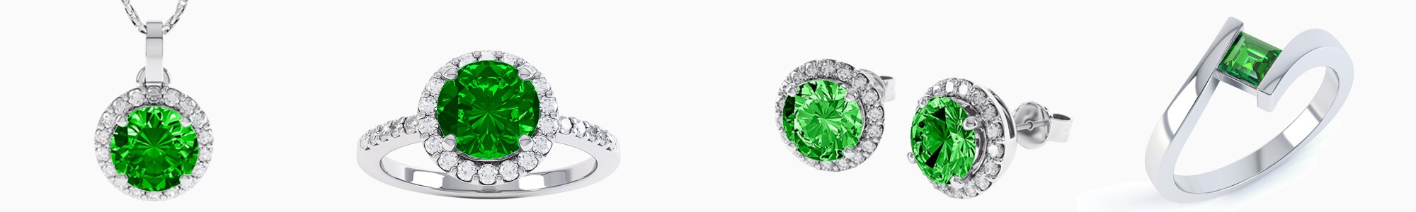 Chrome Diopside Jewellery - from Earrings drops to Pendants to Rings