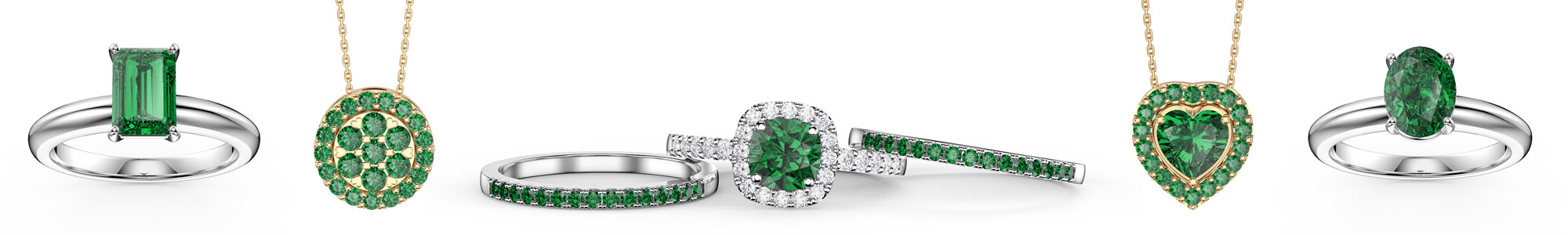 Emerald Jewellery - Wide Selection of Earrings, Pendants, Engagement Rings, Bracelets and Necklaces