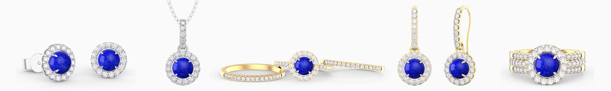 Opal and Lapis Lazuli Jewellery - from Earrings studs and drops to Pendants to Engagement Rings