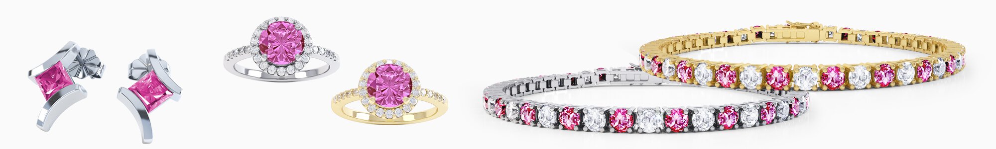 Shop Pink Sapphire Jewellery by Jian London. Choose from a great selection of Rings, Earrings, Necklaces, Bracelets, Pendants, Lockets and more at everyday low prices from Jian London. Free UK Delivery.