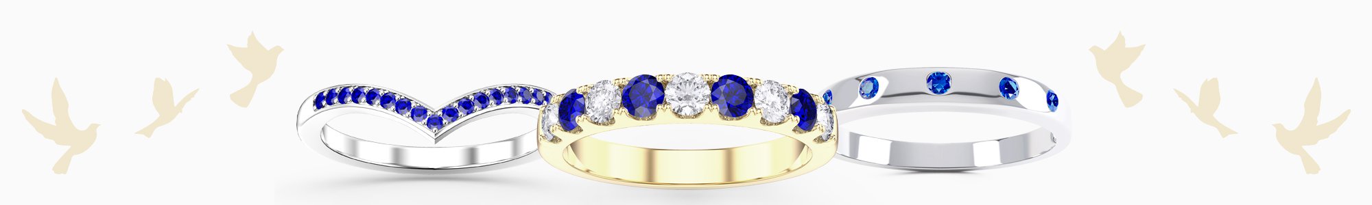 Shop Sapphire Wedding Rings by Jian London. Buy direct and save from our great selection of Sapphire Wedding Rings at the Jian London jewellery Store. Free UK Delivery