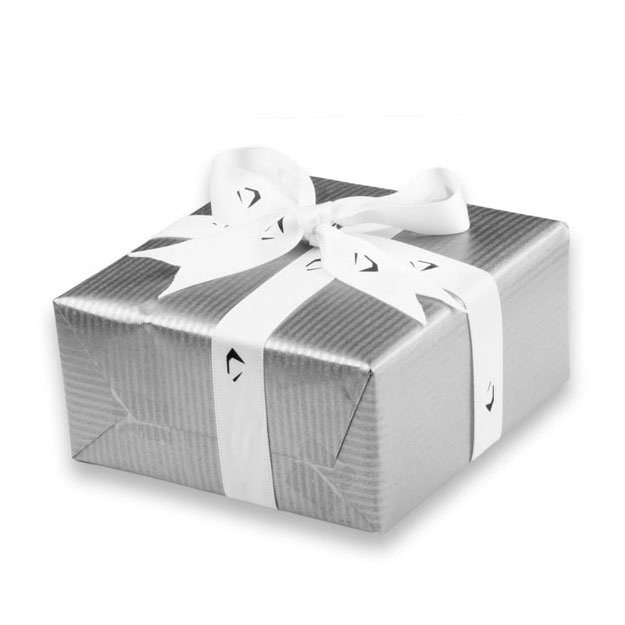 Silver giftwrap