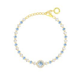 Tourquise Round Crystal Bracelet  Buy Online Crystal Stone Bracelets   Vastustoreonline