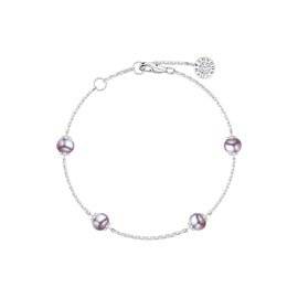 Lilac Pearl By the Yard 9ct White Gold Bracelet