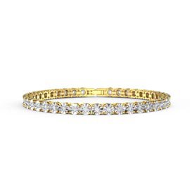 Stardust 1ct Lab Diamond 18ct Gold Vermeil Tennis Bracelet