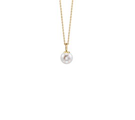 Infinity Pearl 18ct Gold Vermeil Adjustable Necklace