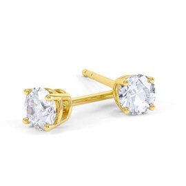 Charmisma 0.5ct FG VS Diamond 18ct Yellow Gold Stud Earrings