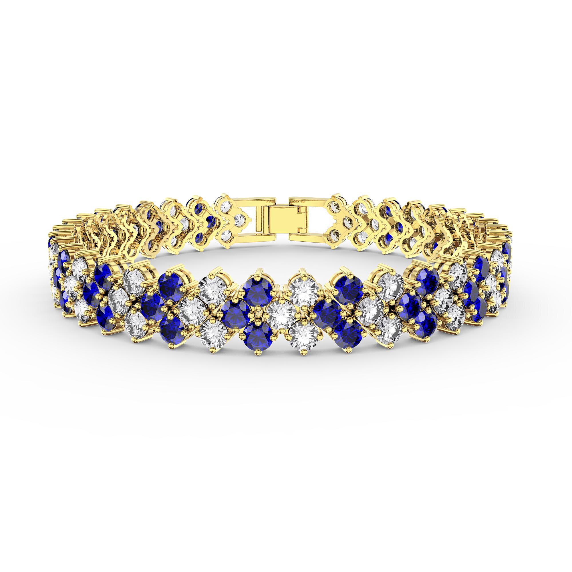 3ct Diamond Tennis Bracelet Claw Set in 9K White Gold