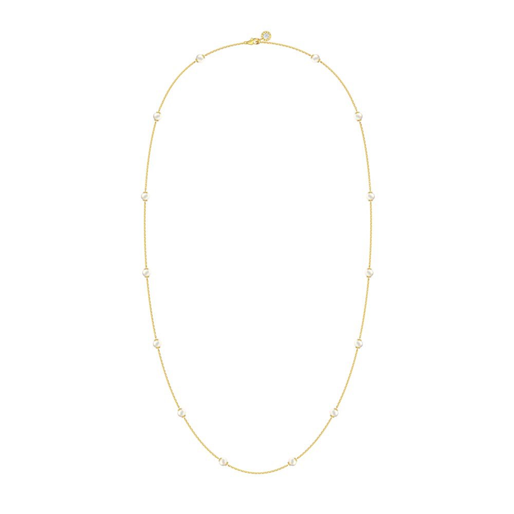 Pearl By the Yard 18ct Gold Vermeil Necklace 36inch #2