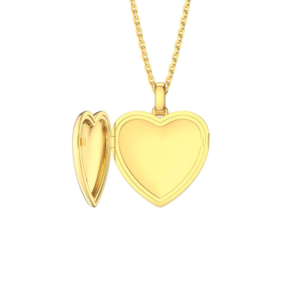 Charmisma Emerald 18ct Gold Vermeil Heart Locket #2