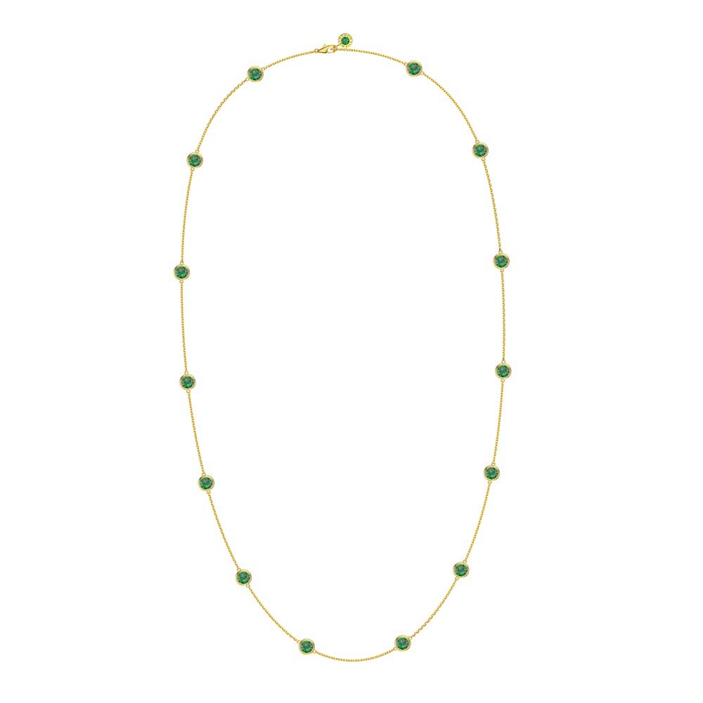 Emerald By the Yard 18ct Gold Vermeil Necklace #3