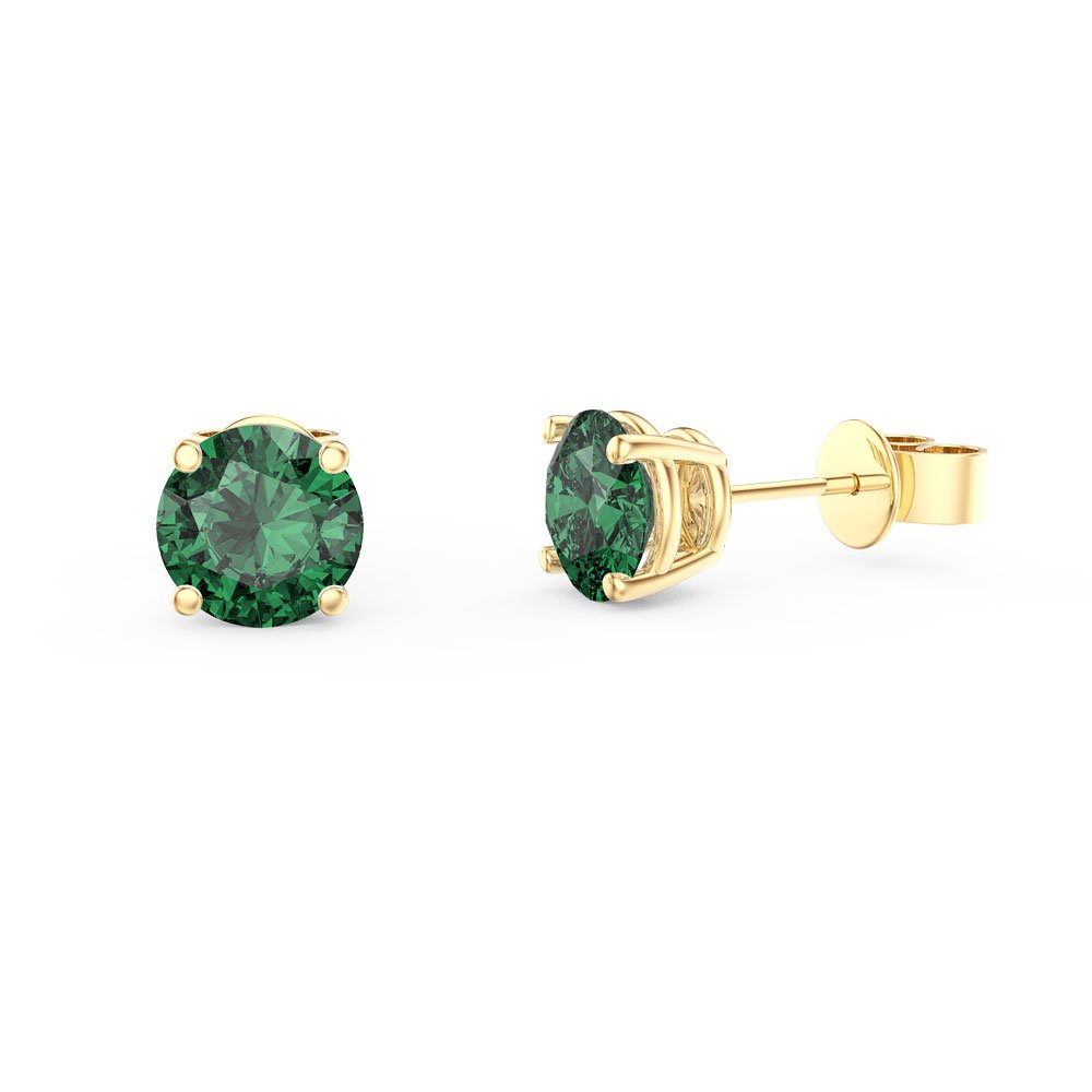 Amazon.com: 10mm Gold Huggie Earrings for Women Emerald Green Earrings 14k  Gold Cartilage Tiny Small Gold Hoop Earrings Emerald Drop Stud Earring Set  Women: Clothing, Shoes & Jewelry