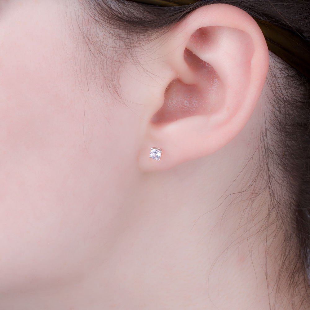 Charmisma 0.3ct FG VS Diamond 18ct White Gold Stud Earrings #2